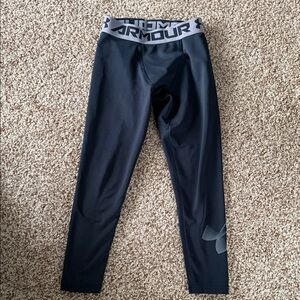 Under Armour Kids ColdGear black fitted legging size YSM small